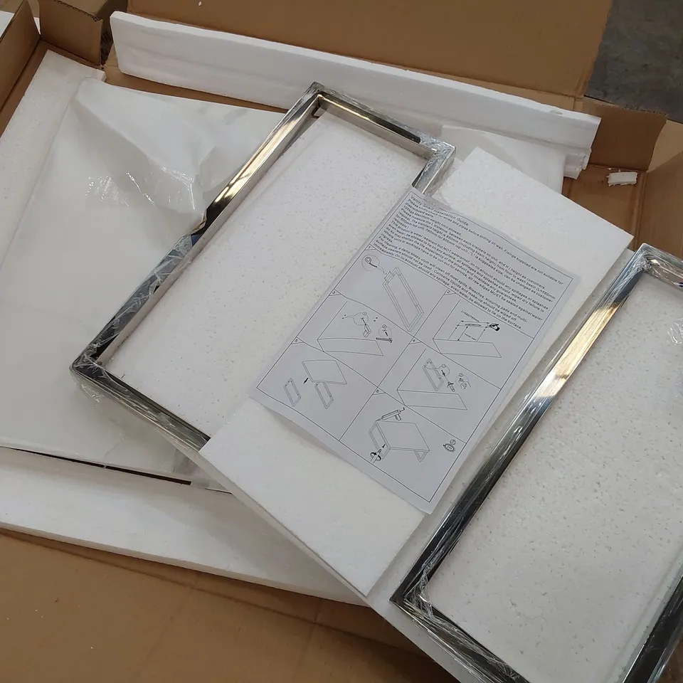 BOXED VANITY SHELF MARBLE EFFECT
