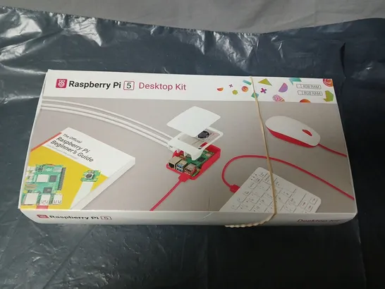 Lot 8427: RASPBERRY PI 5 DESKTOP KIT – BOXED (OFFICIAL MOUSE, CASE ...