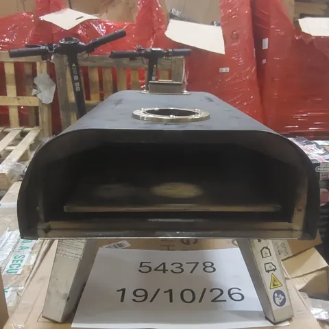 ZANUSSI ZPO1BPC WOOD PELLET PIZZA OVEN - BLACK