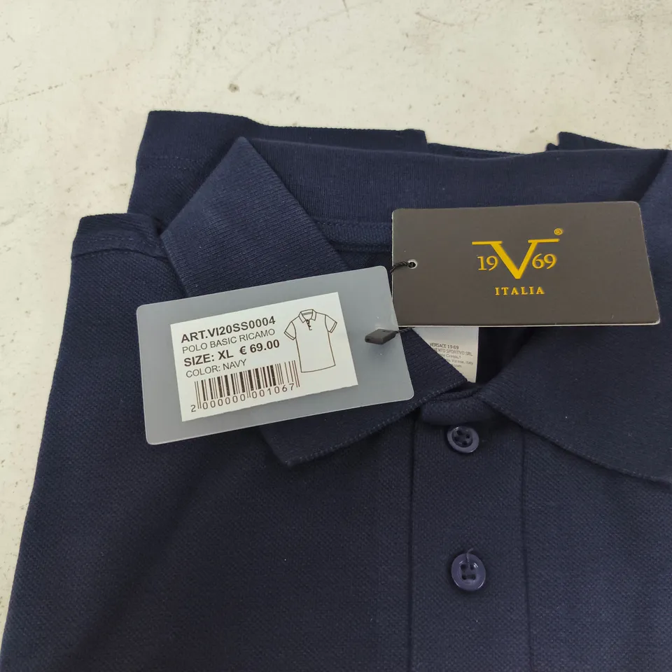 VERSACE 19V69 ITALIA POLO SHIRT – NAVY – UK 42 (EU 52)