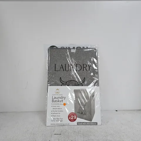 COTTON KING LAUNDRY BASKET FOLDABLE