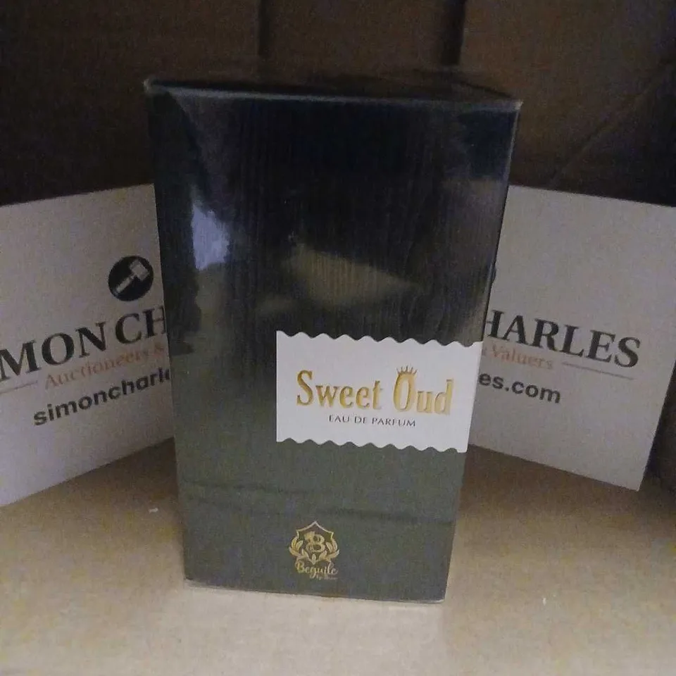 BOXED AND SEALED BEGUILE SWEET OUD EAU DE PARFUM 100ML