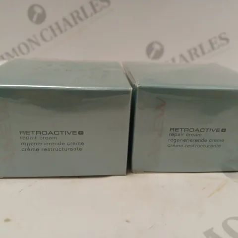 SEALED 2X AVON ANEW RETROACTIVE REPAIR CREAM MOISTURIZER ANTI-AGING REPAIR 50ML