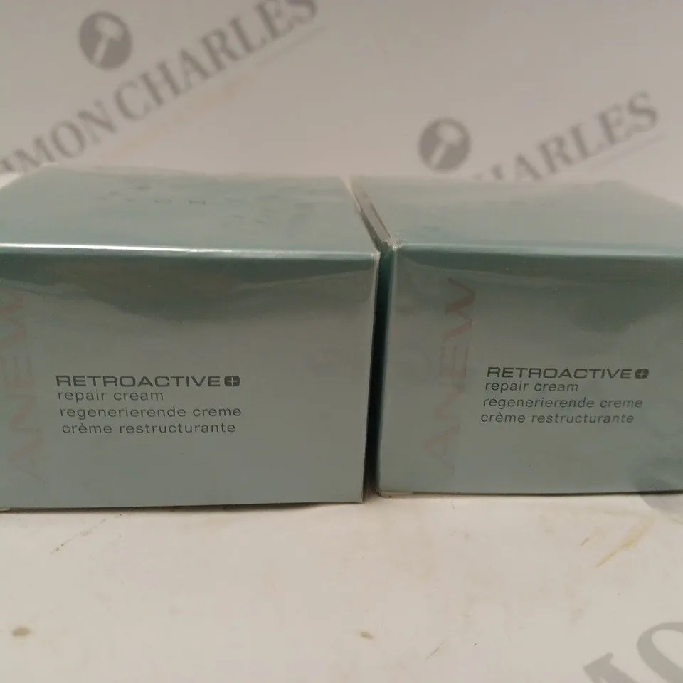 SEALED 2X AVON ANEW RETROACTIVE REPAIR CREAM MOISTURIZER ANTI-AGING REPAIR 50ML