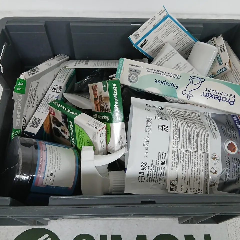 LARGE QUANTITY OF ASSORTED PET HEALTH CARE PRODUCTS