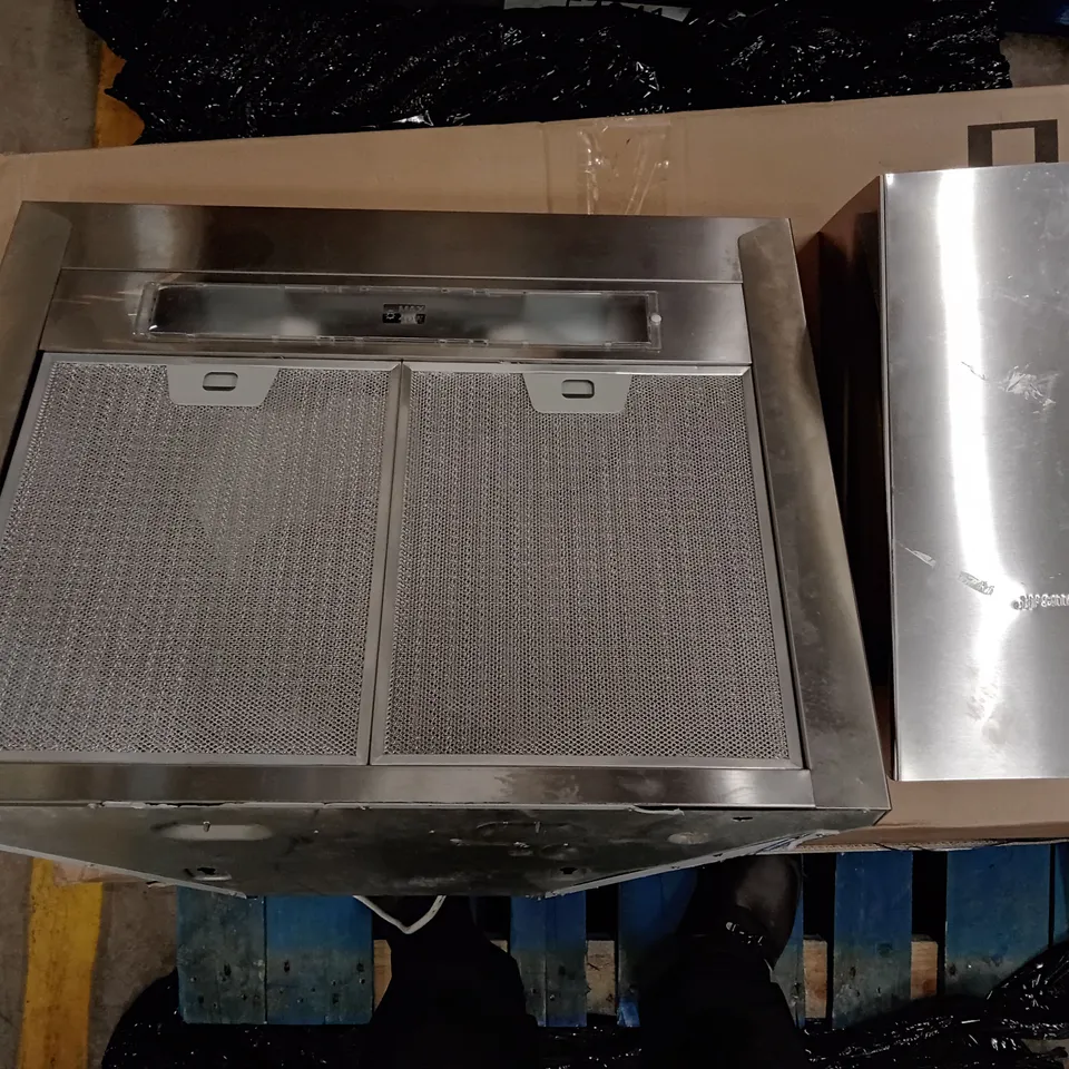 COMMERCIAL KITCHEN EXTRACTOR HOOD WITH TWIN FILTERS (KD61XE3) (STAINLESS STEEL) - UNBOXED