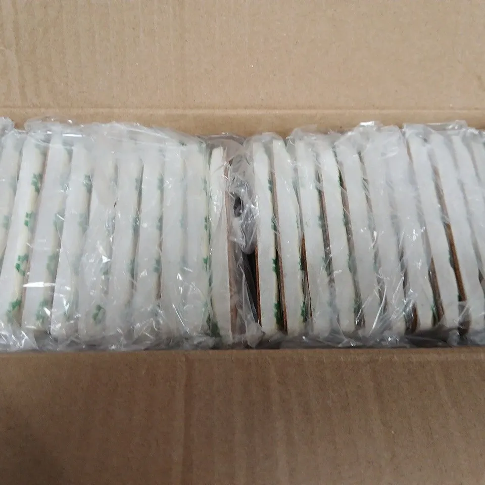 BOX OF APPROXIMATELY 70 GISELA GRAHAM CHRISTMAS HOLLY CERAMIC COASTERS