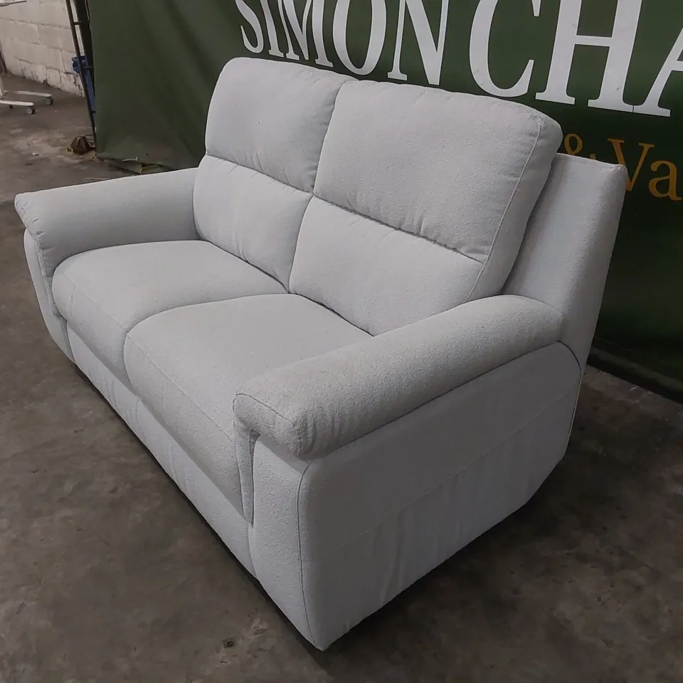 QUALITY DESIGNER ITALIAN MADE 2 SEATER FABRIC SOFA - ICE