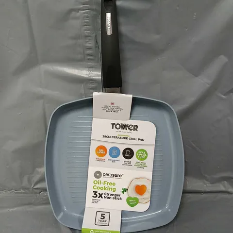 TOWER 28CM CERASURE GRILL PAN 