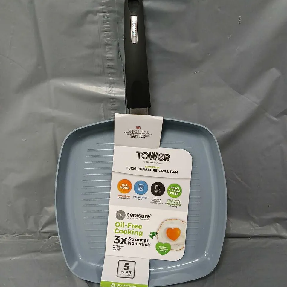 TOWER 28CM CERASURE GRILL PAN 