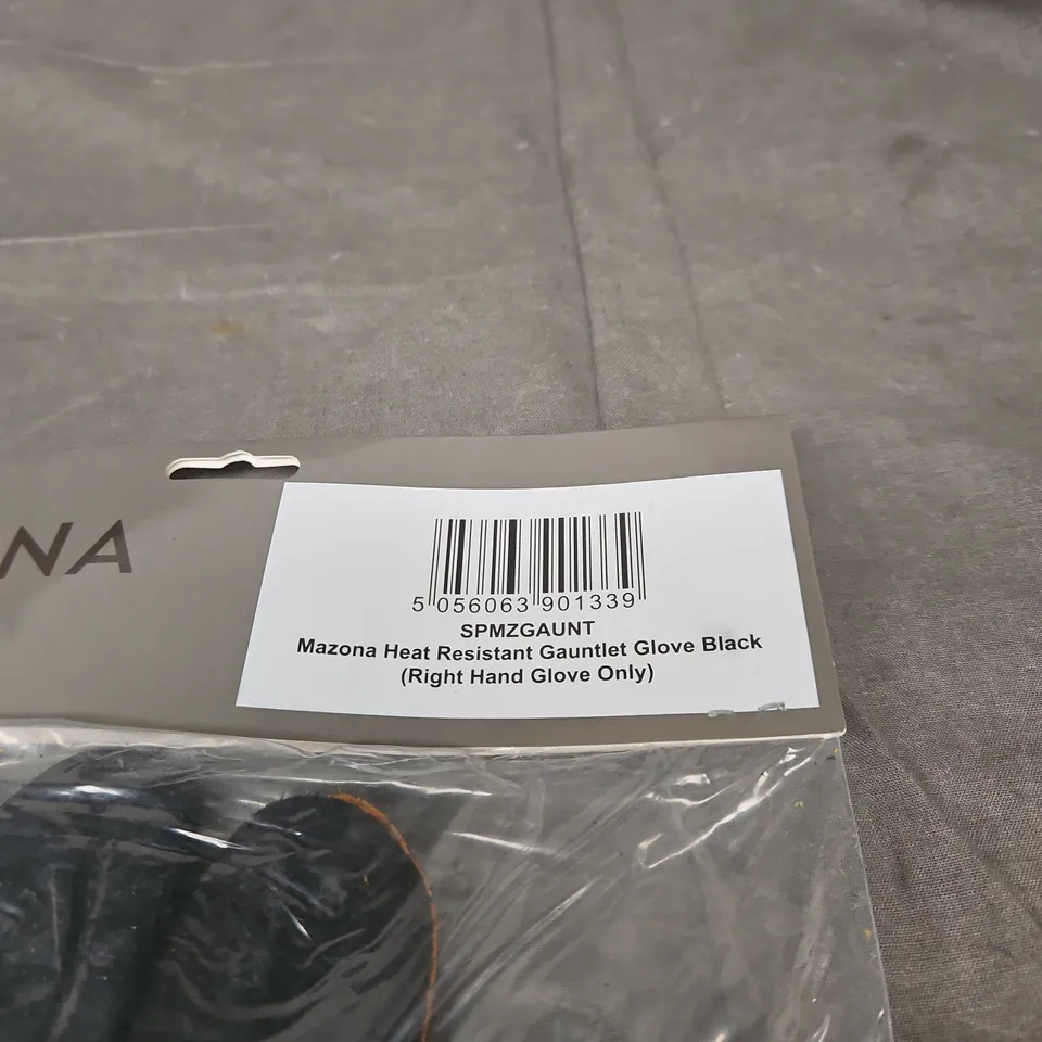 MAZONA HEAT-RESISTANT GAUNTLET GLOVE – BLACK, RIGHT HAND ONLY 