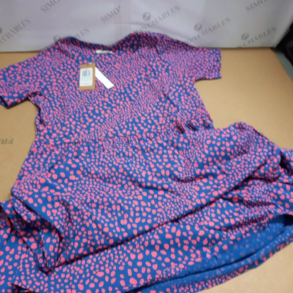 SUGAR HILL UNNA JERSEY SMOCK DRESS - UK 14