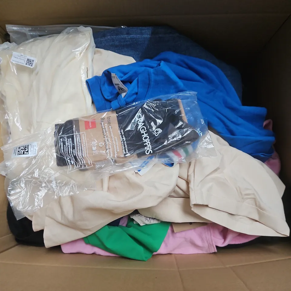 APPROXIMATELY 25 ASSORTED CLOTHING AND FASHION PRODUCTS IN VARIOUS STYLES AND SIZES - COLLECTION ONLY