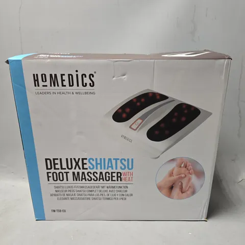BOXED HOMEDICS DELUXE SHIATSU FULL FOOT MASSAGER WITH HEAT FM-TS9-EU