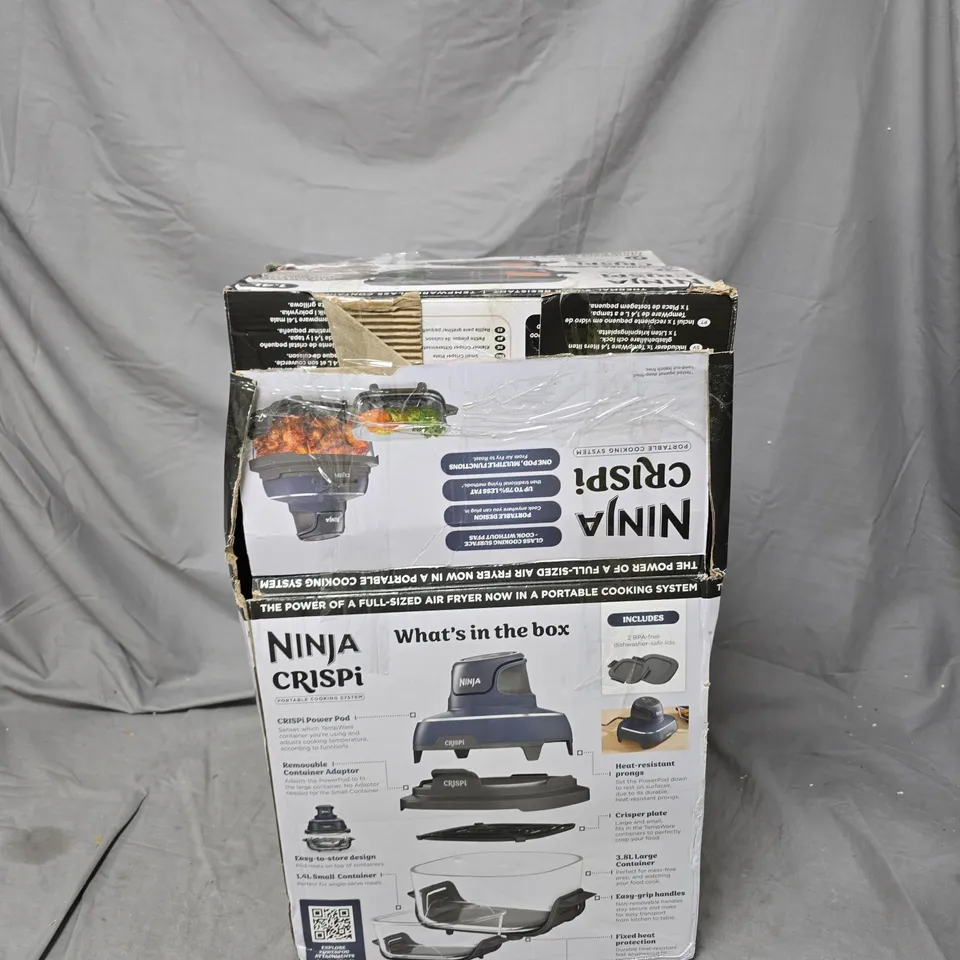 NINJA CRISP PORTABLE COOKING SYSTEM – BOXED