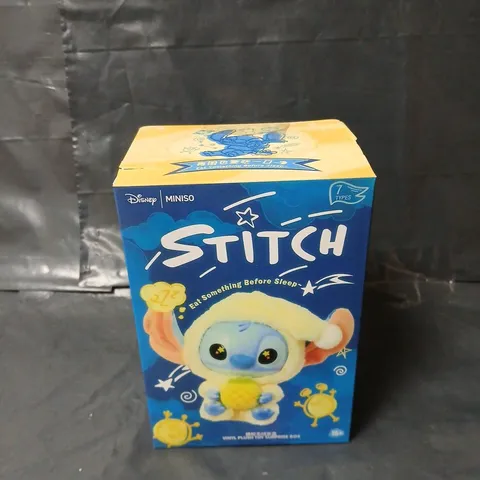 DISNEY STITCH EAT SOMETHING BEFORE SLEEP COLLECTION VINYL FACE PLUSH BLIND BOX