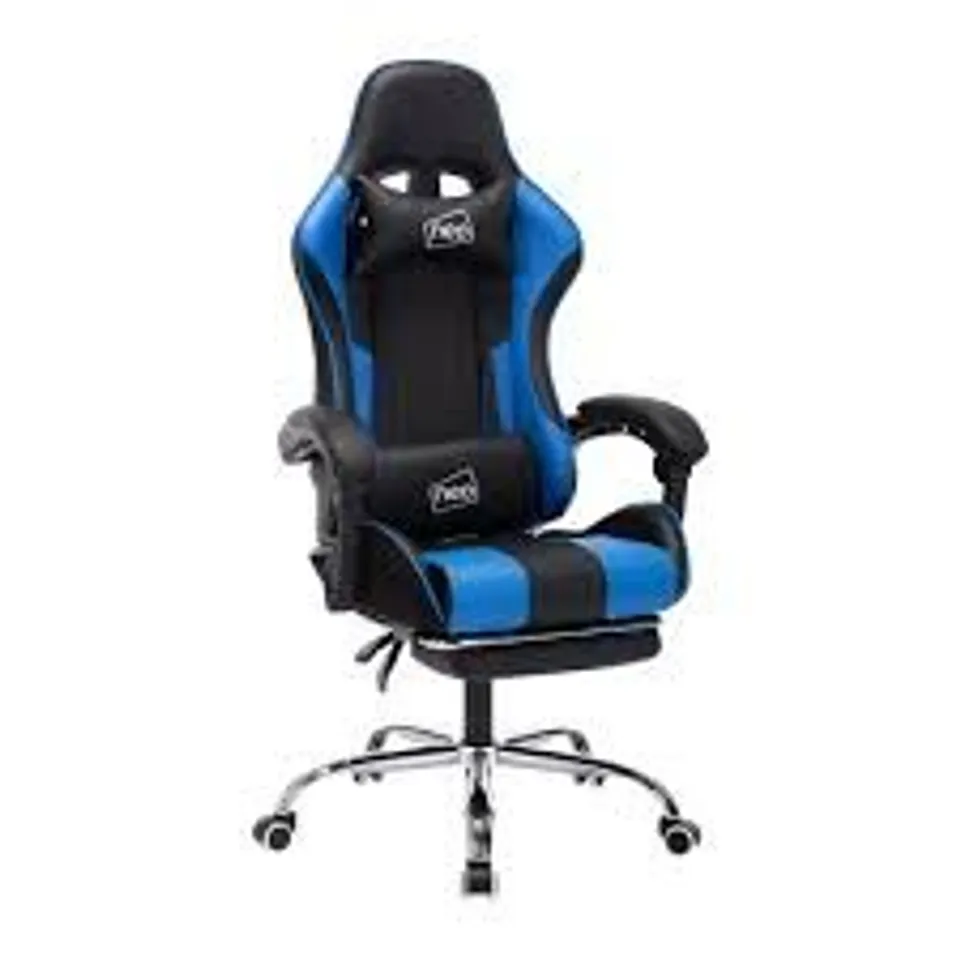 BOXED NEO SIT BETTER WORK HARDER GAMING LOUNGER IN BLUE