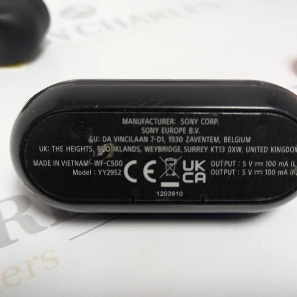 3 ASSORTED SONY WIRELESS HEADPHONES TO INCLUDE MODELS WF-1000XM4 AND WF-C500