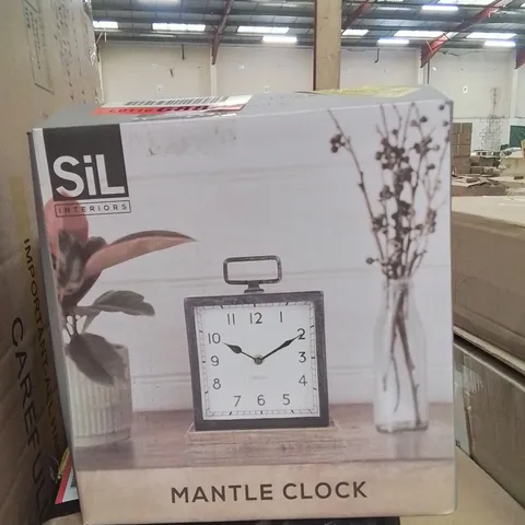 BOXED ANALOGUE QUARTZ MOVEMENT TABLE CLOCK