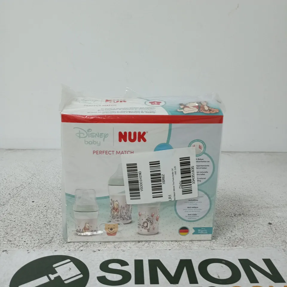 NUK PERFECT MATCH WINNIE THE POOH BOTTLE GIFT SET 0M+