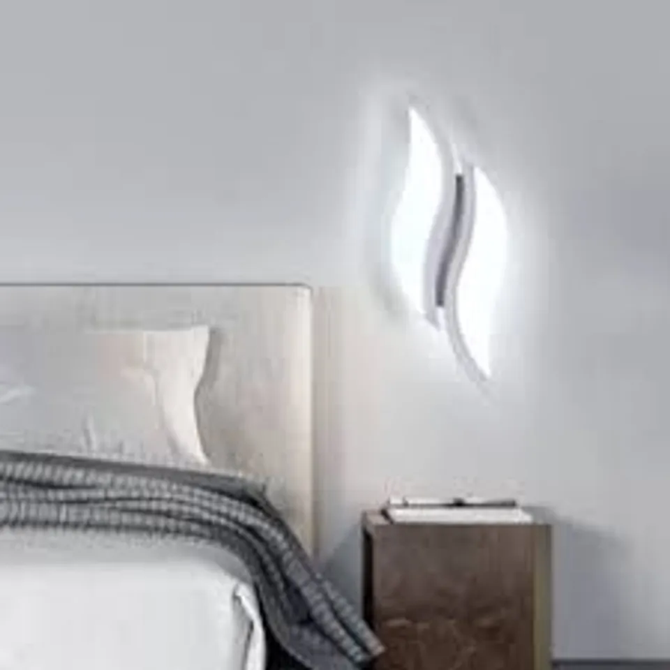 BOXED BOLLENS MODERN MINIMALIST FLUSH MOUNTED SCONCE INTERIOR WALL LIGHT FIXTURE FINISH: WHITE
