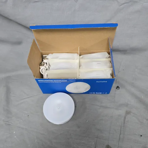 HOMELIST SMART NIGHT LIGHT – 6 x WHITE, PLUG-IN (INTELLIGENTES NACHTLICHT)