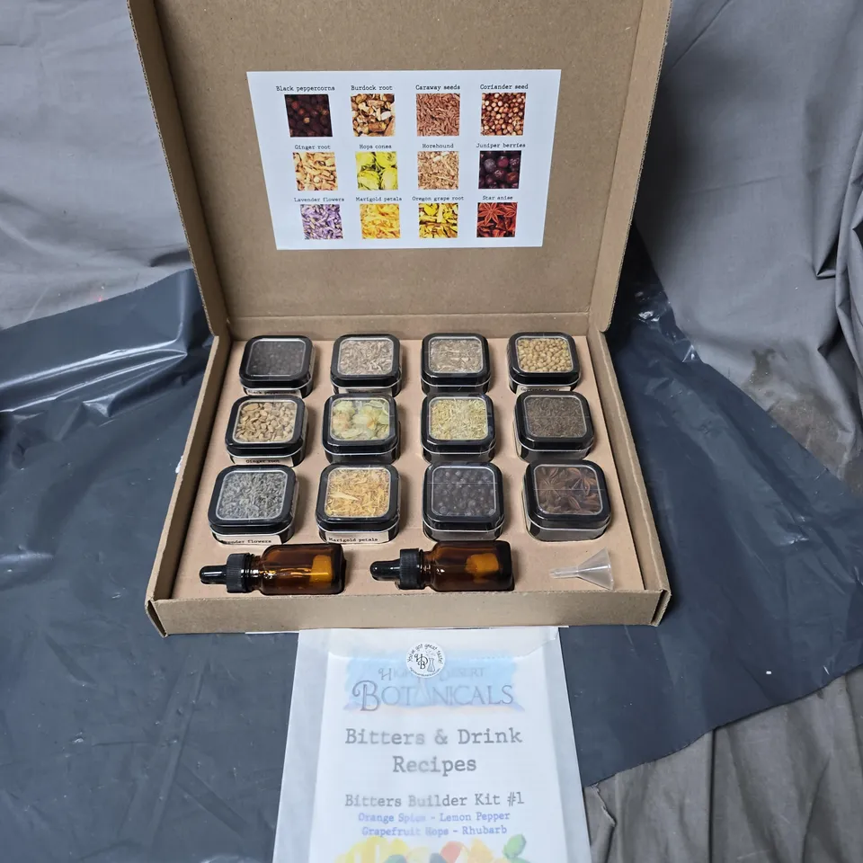 BITTERS BUILDER KIT #1 REGULAR EDITION – HIGH DESERT BOTANICALS (CRAFT KIT)