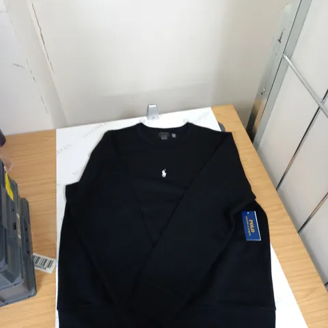 MENS LARGE BLACK RALPH LAUREN JUMPER