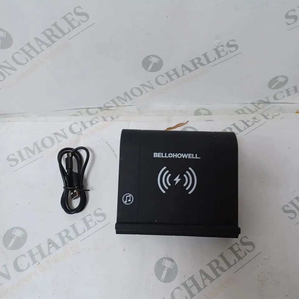 BELLOHOWELL WIRELESS CHARGING TOUCH SPEAKER