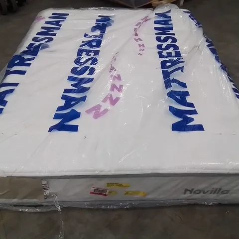 QUALITY BAGGED NOVILLA 25CM ORTHO MEMORY FOAM POCKET SPRUNG 135CM DOUBLE MATTRESS