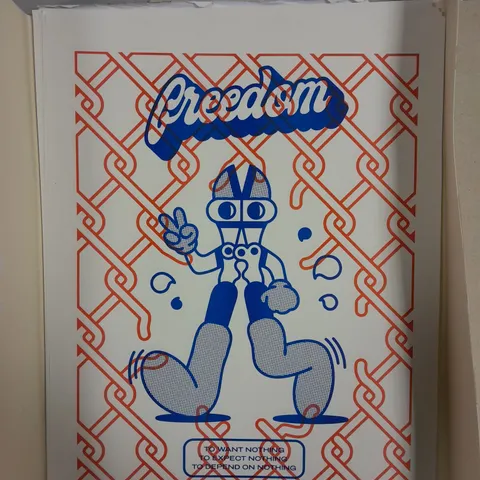 APPROXIMATELY 20 FREEDOM WALKING TOOL ART PRINTS