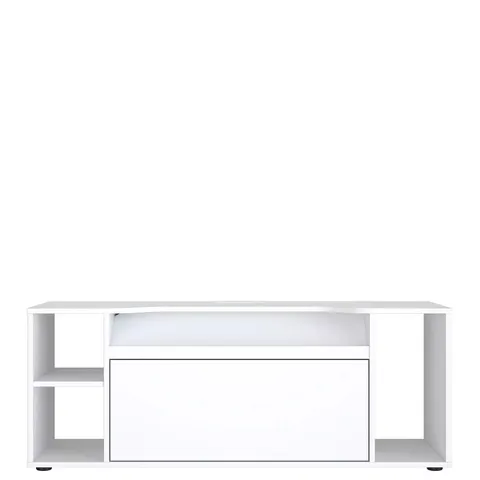 DYLAN WALL MOUNTED MEDIA/GAMING UNIT - WHITE BOXED