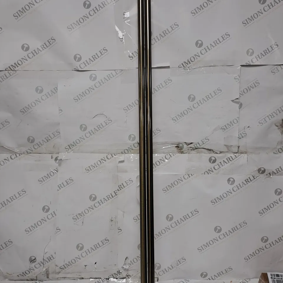 EXTENDABLE CURTAIN POLE KIT WITH DIAMANTE FINIALS - COLLECTION ONLY RRP £22