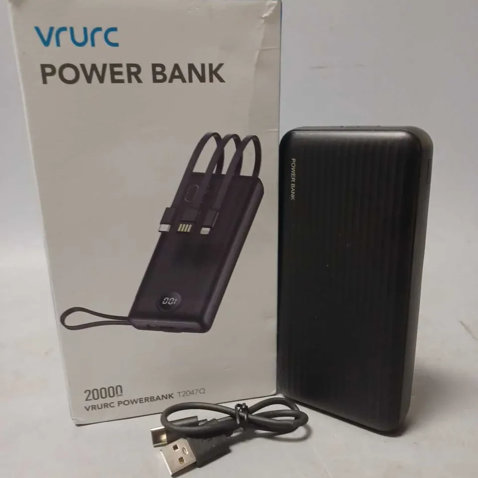 BOXED VRURC 20000MAH POWER BANK