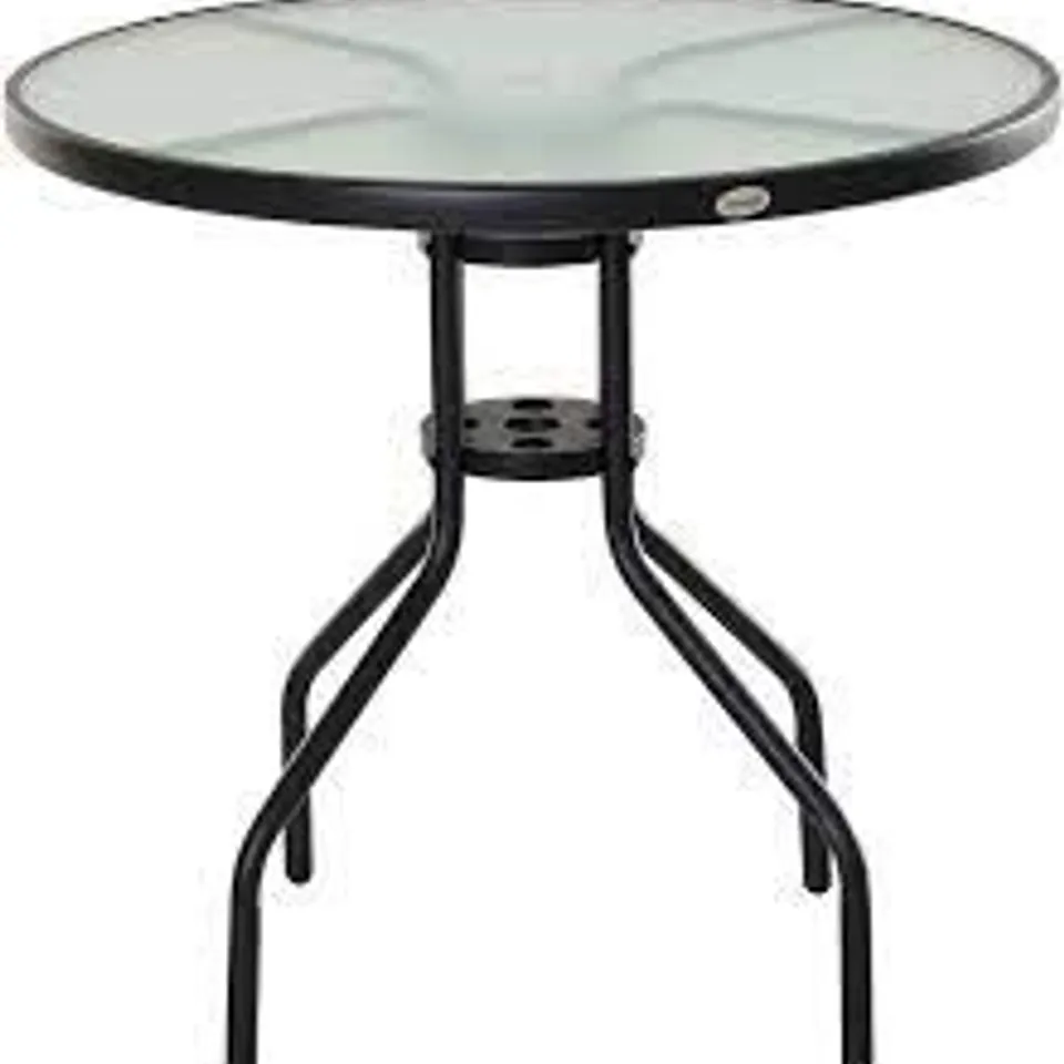 BOXED OUTSUNNY STEEL BISTRO TABLE