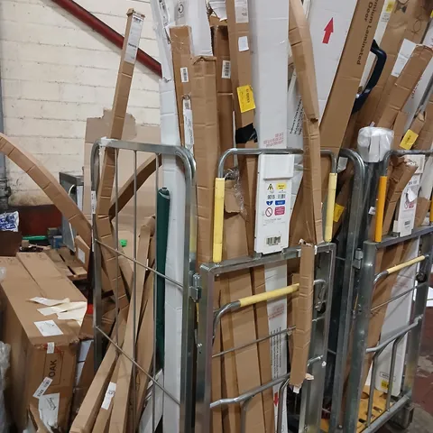 CAGE OF ASSORTED UNPROCESSED RAW RETURN PRODUCTS