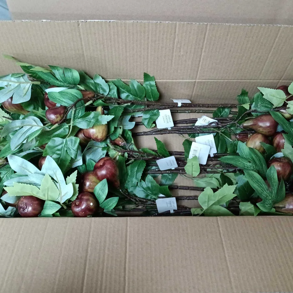 BOX OF APPROX 72 GISELA GRAHAM LONDON ARTIFICIAL PEAR PLANTS 