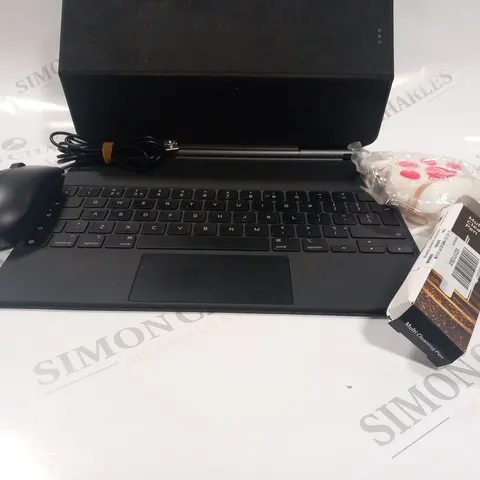 ASSORTED ELECTRICAL PRODUCTS TO INCLUDE; MOUSE, MULTI CLEANING PEN AND KEYBOARD ATTACHMENT