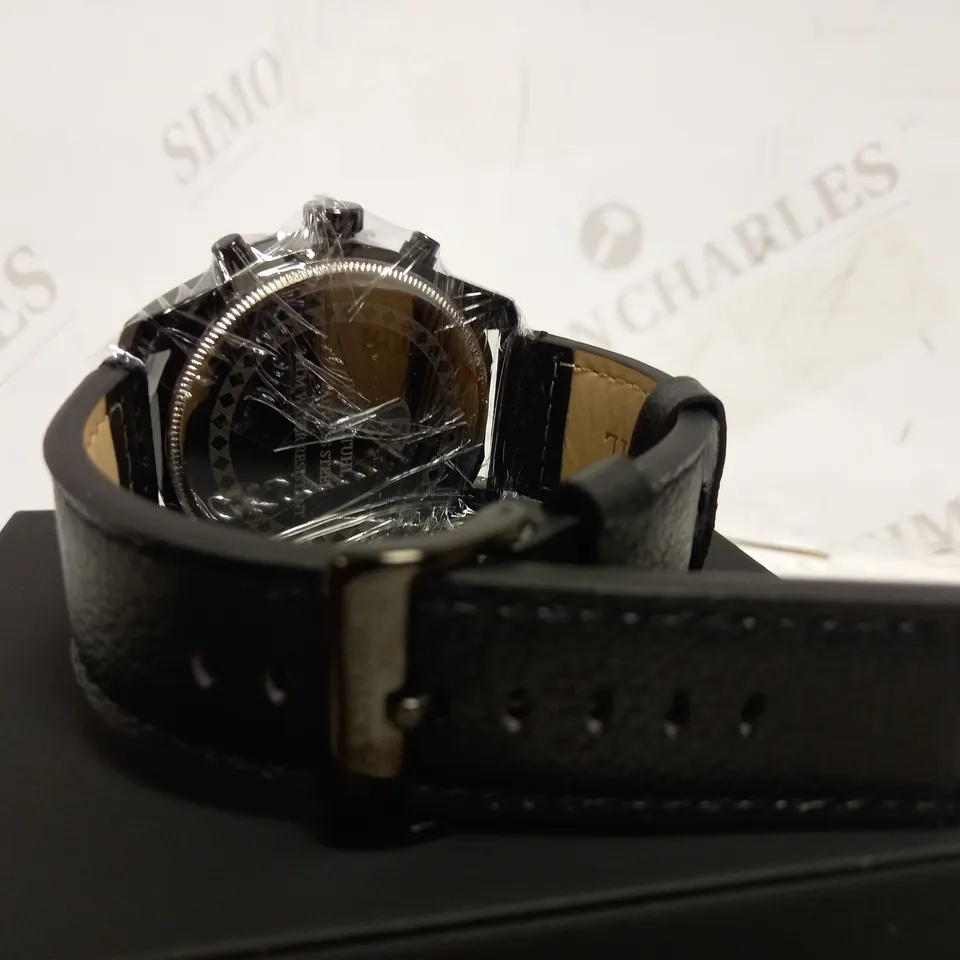 RUCKSTUHL CHRONOGRAPH LEATHER STRAP WATCH RRP £560
