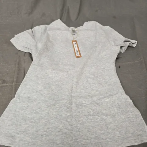 SKIMS LIGHT GREY COTTON JERSEY SIZE S