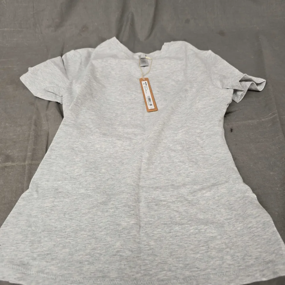 SKIMS LIGHT GREY COTTON JERSEY SIZE S