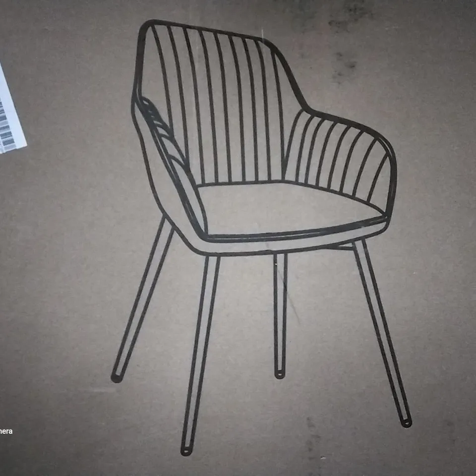 PAIR OF BOXED GRADE 1 ALISHA BRASS LEGGED DINING CHAIRS RRP £259