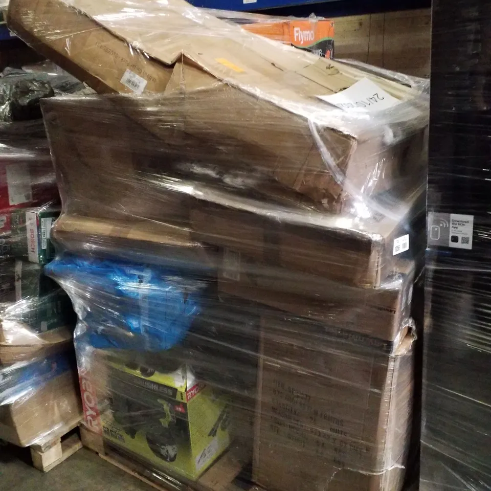 PALLET OF APPROXIMATELY 23 UNPROCESSED RAW RETURN HOUSEHOLD AND ELECTRICAL GOODS TO INCLUDE;