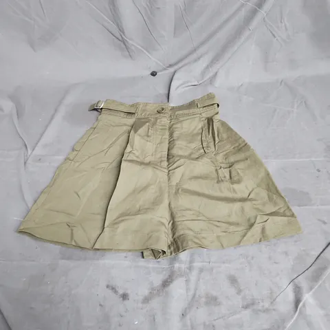 COS SHORTS IN DARK KHAKI SIZE 6