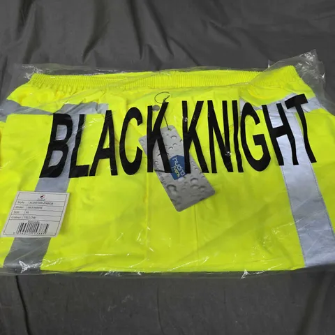 BLACK KNIGHT HI-VIS BREATHABLE BOMBER JACKET - XL