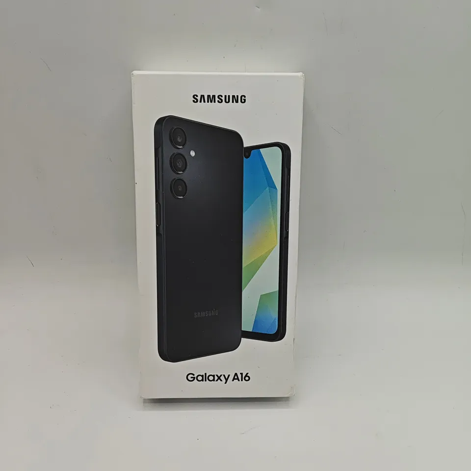BOXED SAMSUNG GALAXY A16 4/128GB IN BLACK - SM-A165F