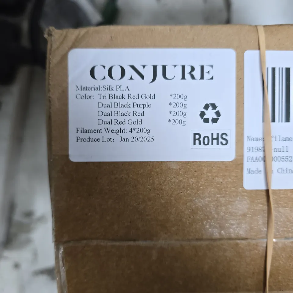 BOXED CONJURE SILK PLA FILAMENTS (4 PACK)