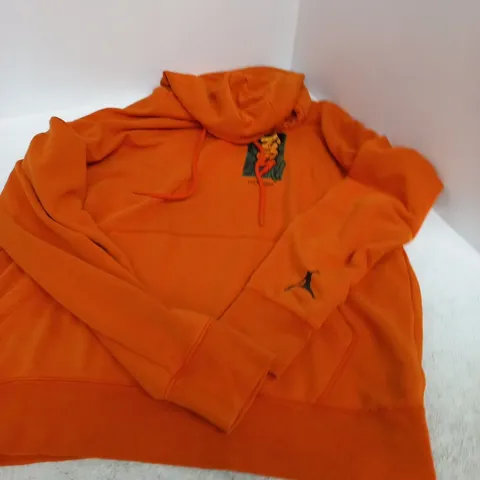 ORANGE JORDAN JUMPMAN HOODIE – MENS, WITH TAGS
