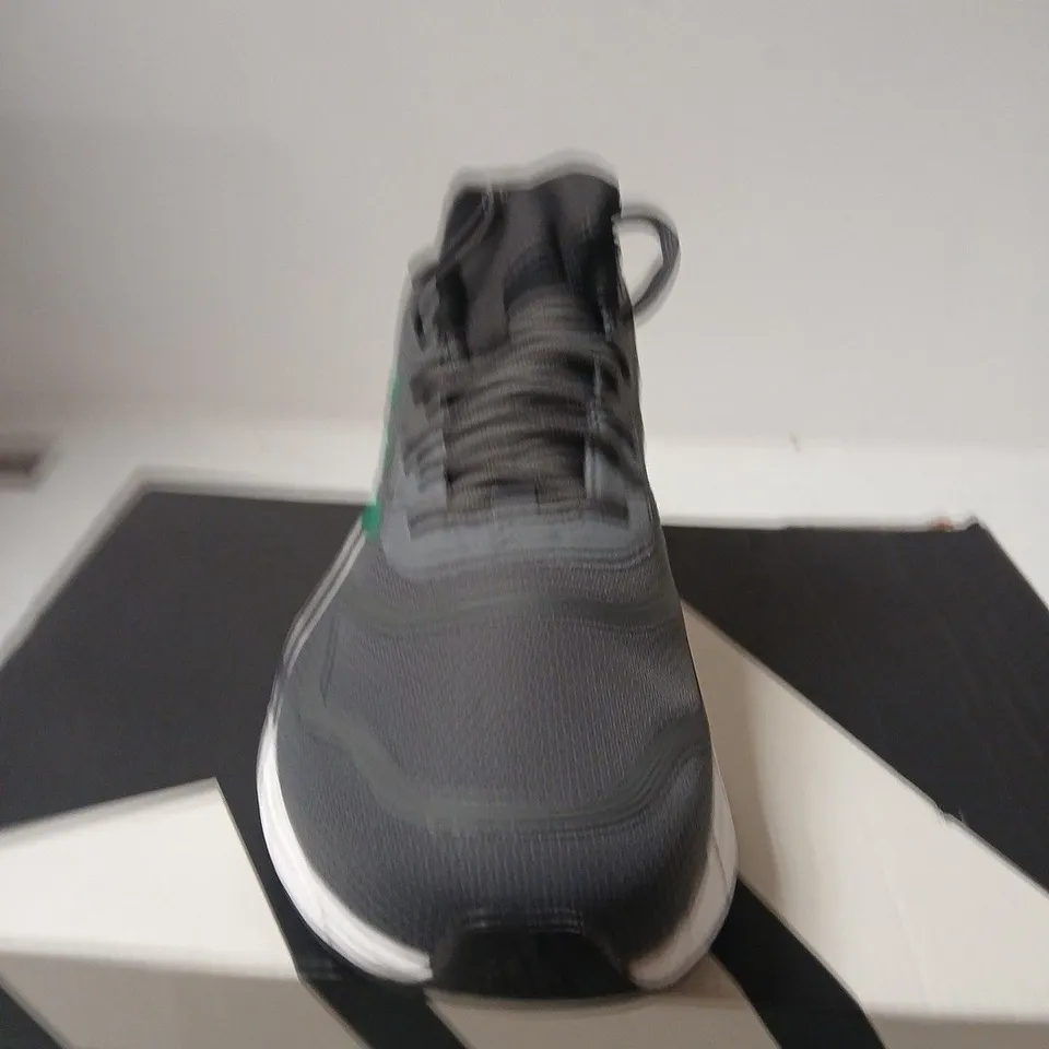 ADIDAS DURAMO 10 RUNNING SHOES - BLACK/GREY, UK 10