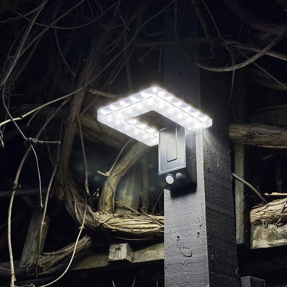 SFIXX PACK OF 2 PIR SOLAR WALL LIGHT / FOLDABLE 